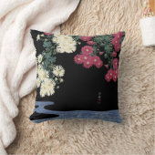 菊，ランニングフローラ クッション (ブランケット)