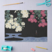 菊，ランニングフローラ 薄葉紙 (クラフト)