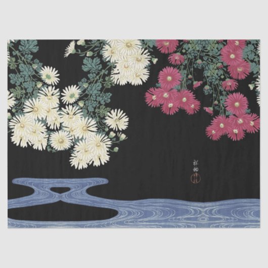 菊，ランニングフローラ 薄葉紙 (正面)