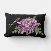 菊 ランバークッション (正面)