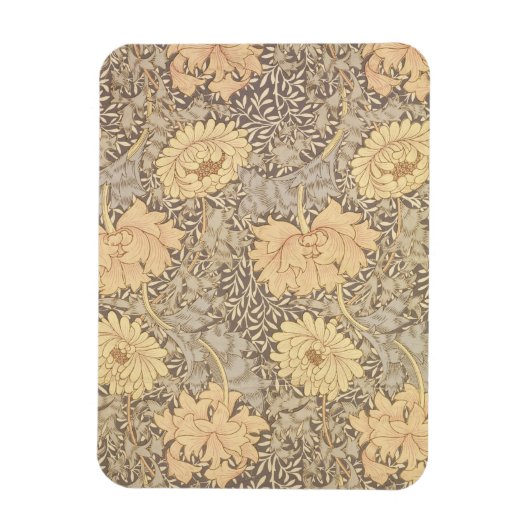 「菊」壁紙デザイン, 1876 マグネット (縦)