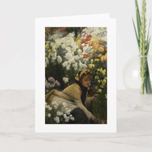 菊(花の販売人) カード (正面)