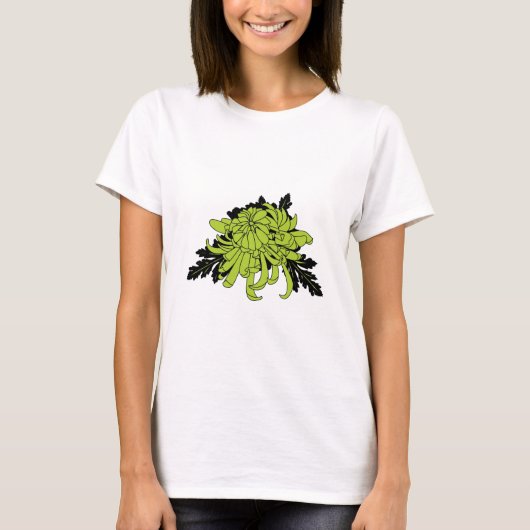 菊 Tシャツ (正面)