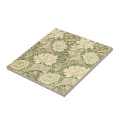 菊byウィリアム・モリス，ヴィンテージ・アート タイル (側面)