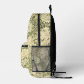 菊byウィリアム・モリス，ヴィンテージ・アート プリントバックパック (右)