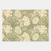 菊byウィリアム・モリス，ヴィンテージ・アート ラッピングペーパーシート (正面2)