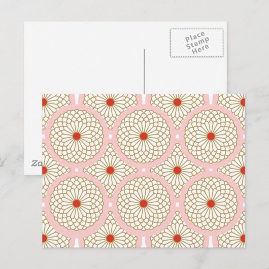 菊I葉書 ポストカード (正面/裏面)