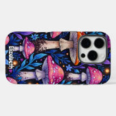 菌サイケデリック模様 Case-Mate iPhoneケース (裏面 (横))