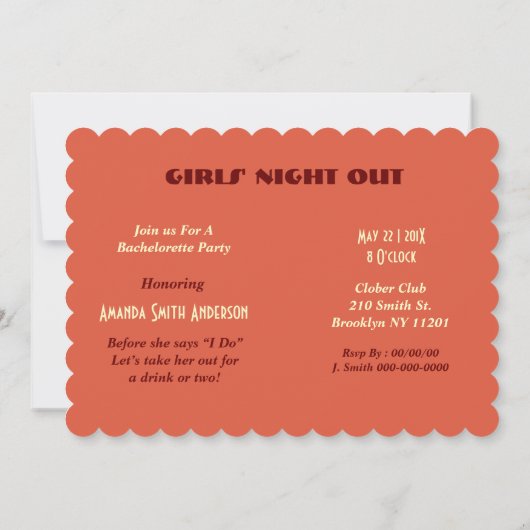 菌株おもしろい状 招待状 (裏面)