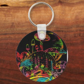 菌根菌キーチェーン キーホルダー (正面)