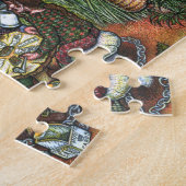 菌輪のパズルの端 ジグソーパズル (側面)