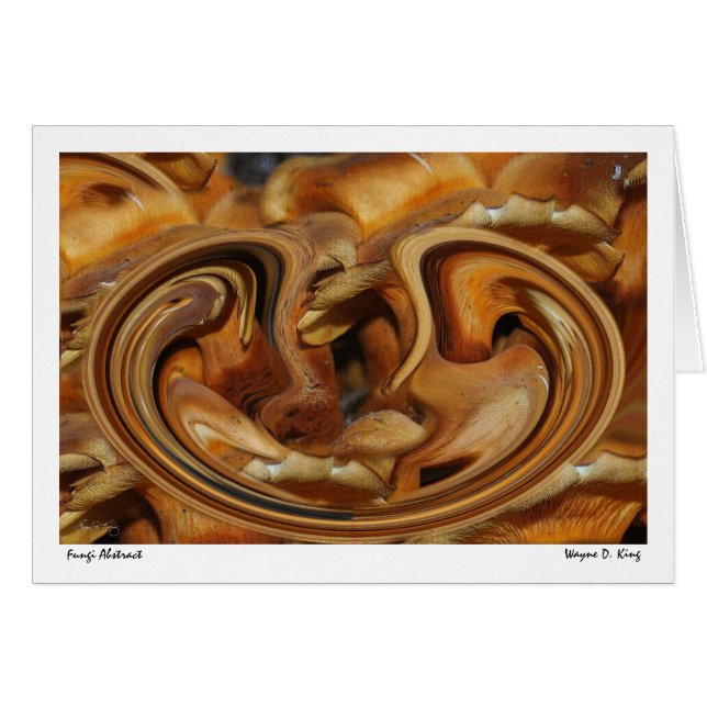 菌類の抽象芸術 (正面横)