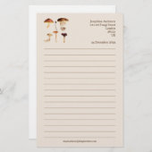 菌類の芸術 便箋 (正面/裏面)