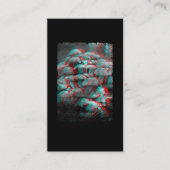 菌類サイケデリック気化熱狂する菌マインドマッシュルーム 名刺 (正面)