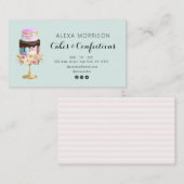 菓エレガント子フローラ 名刺 (正面/裏面)