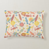 菓子およびキャンデーパターン アクセントクッション (裏面)