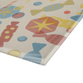 菓子およびキャンデーパターン カッティングボード (角)