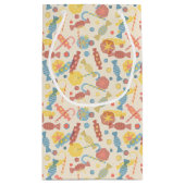 菓子およびキャンデーパターン スモールペーパーバッグ (裏面)