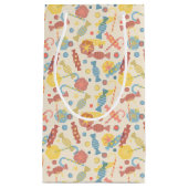 菓子およびキャンデーパターン スモールペーパーバッグ (正面)