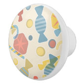 菓子およびキャンデーパターン セラミックノブ (右)