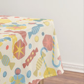 菓子およびキャンデーパターン テーブルクロス (インサイチュ)