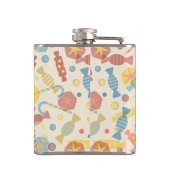 菓子およびキャンデーパターン フラスク (裏面)