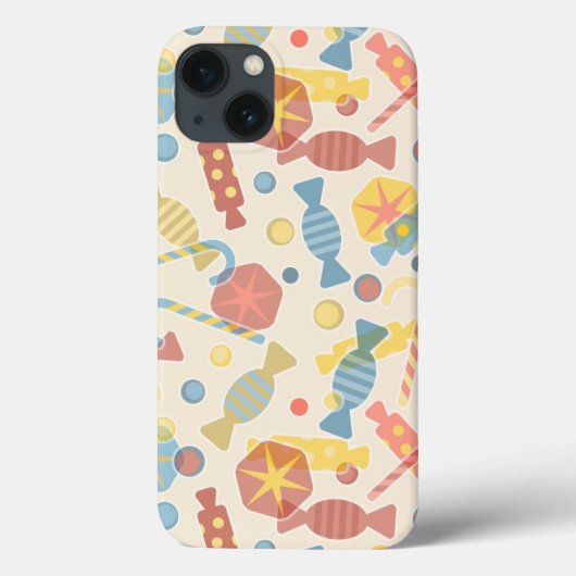 菓子およびキャンデーパターン Case-Mate iPhoneケース (裏面)