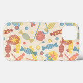 菓子およびキャンデーパターン Case-Mate iPhoneケース (裏面 (横))