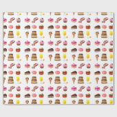 菓子およびキャンデー ラッピングペーパー (フラット)