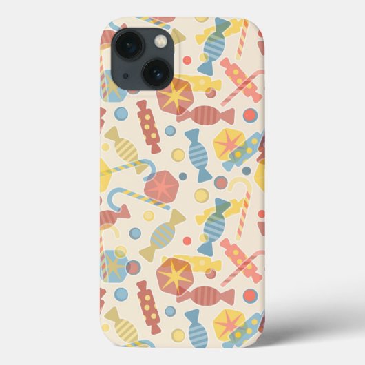 菓子とキャンディ柄 Case-Mate iPhoneケース (裏面)