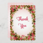 菓子によってはサンキューカードが開花します サンキューカード (正面/裏面)