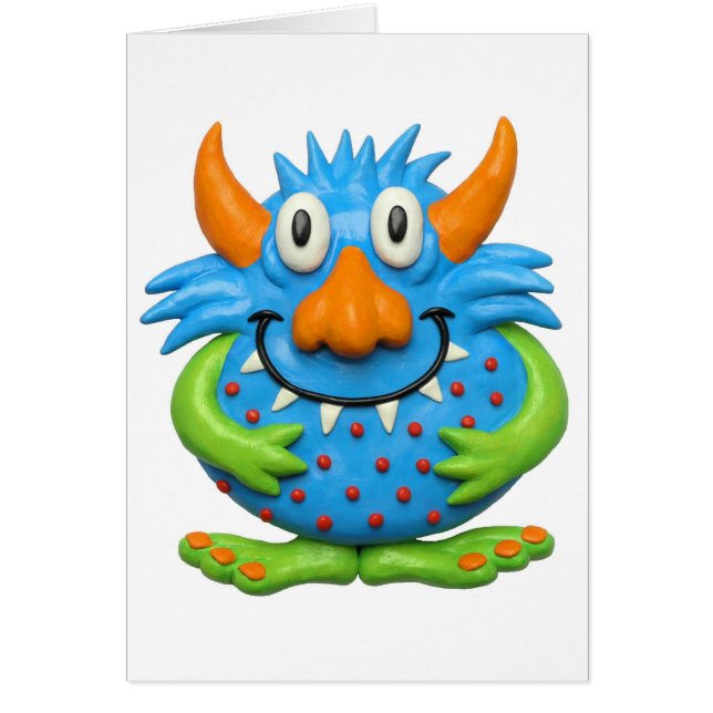 菓子によって斑点を付けられるモンスター (正面)