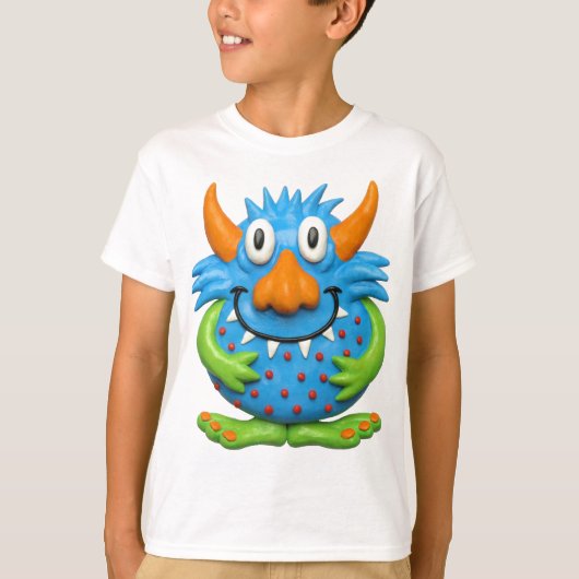 菓子によって斑点を付けられるモンスター Tシャツ (正面)