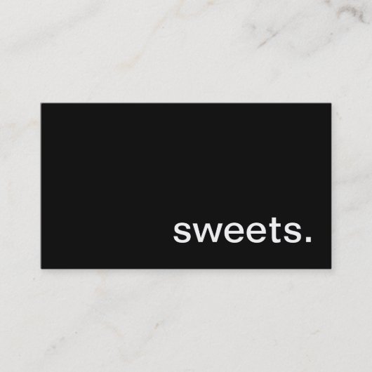 菓子の名刺 名刺 (正面)