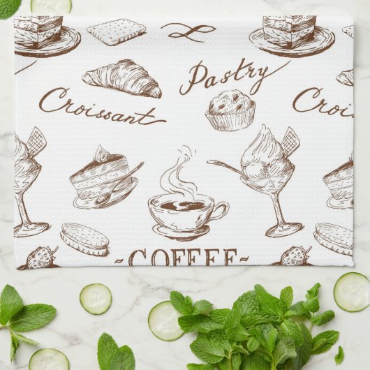 菓子の紙 キッチンタオル (折り畳み)