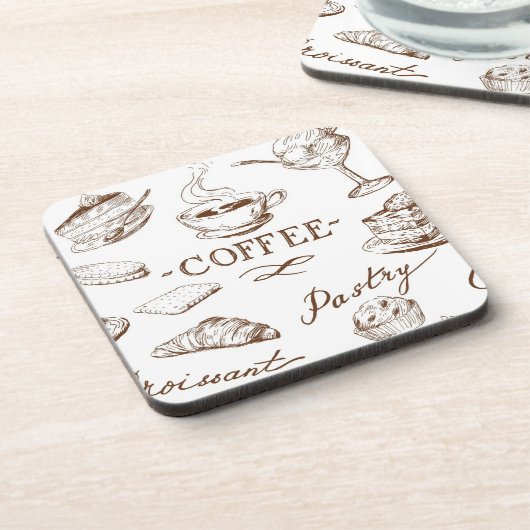 菓子の紙 コースター (左側)