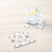 菓子の紙 スクエアペーパーコースター (インサイチュ)