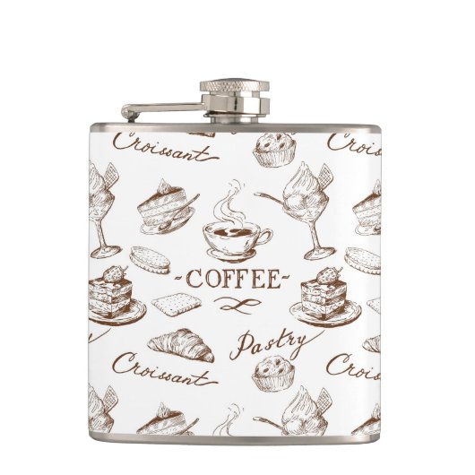 菓子の紙 フラスク (正面)