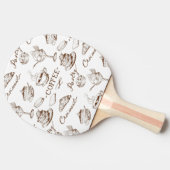 菓子の紙 卓球ラケット (横)