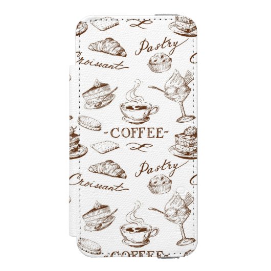 菓子の紙 INCIPIO iPhoneウォレットケース (フォリオ 正面)