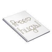 菓子の自由な抱擁ハートのノート ノートブック (右側)