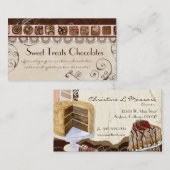 菓子はデザートのベーカリーの名刺を扱います 名刺 (正面/裏面)