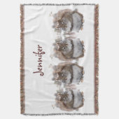 菓子はブランケットを蓄えます スローブランケット (正面縦)