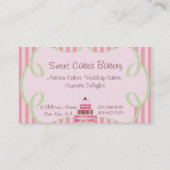 菓子は名刺を固めます 名刺 (裏面)