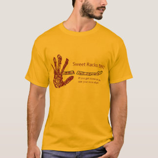 菓子はBBQを悩まします Tシャツ