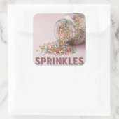 菓子まき、Natashaのヴィンテージポスター スクエアシール (バッグ)