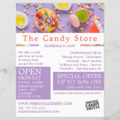 菓子カラフル用品の広告 チラシ (正面)