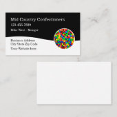 菓子キャンディーテーマ名刺 名刺 (正面/裏面)