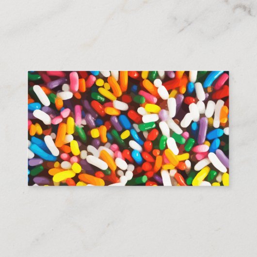 菓子テーマ 名刺 (裏面)