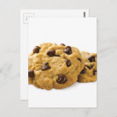 菓子デザート食品クッキージャーチョコレート ポストカード (正面/裏面)